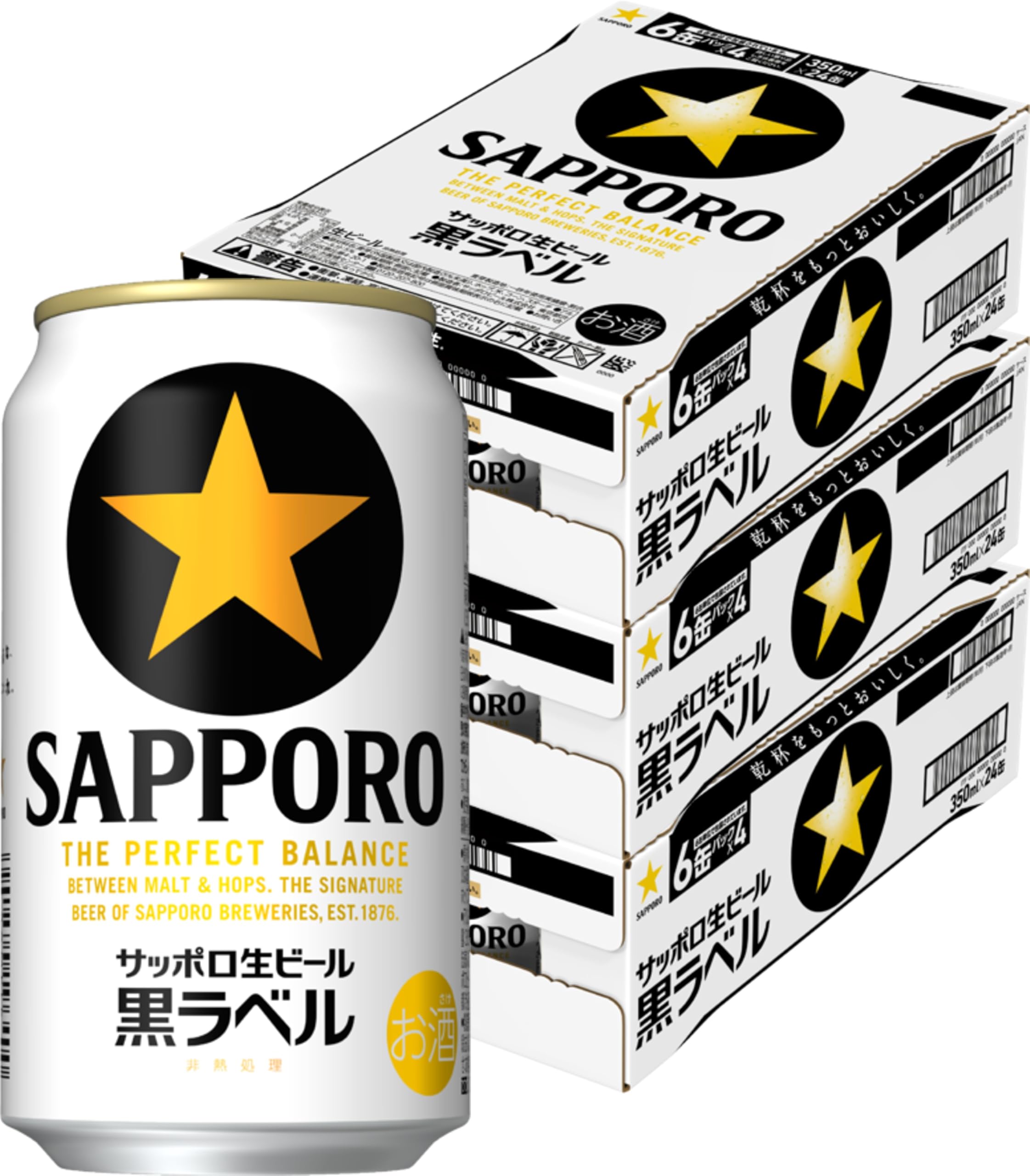【ジロー①】サッポロ生ビール黒ラベル 350ml×24缶　【在庫5ケース】 Amazon.co.jp: 黒ラベル サッポロ 生ビール [ ビール 350ml×72本 3